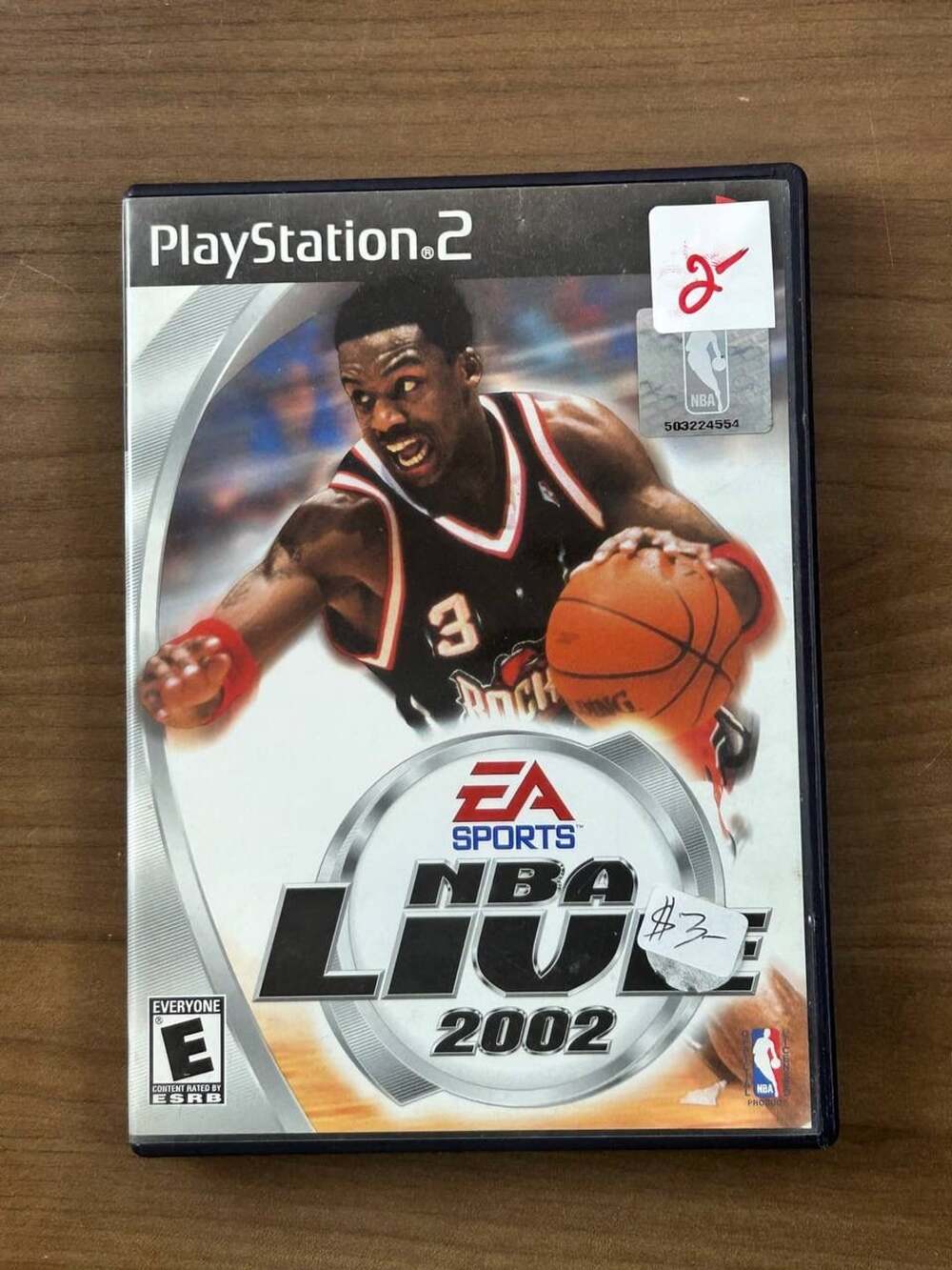 NBA Live 2002 PS2 CIB Complete Disc Manual Case EA Sports Basketball